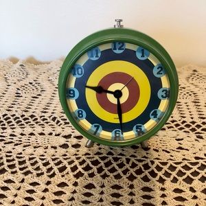 Retro Green Alarm Clock